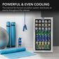 Whynter BR-130SB 17″ 127 Can Freestanding Beverage Refrigerator cooler Stainless Steel