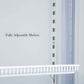 Kings Bottle Upright Display Merchandiser Refrigerator with hinged glass door and adjustable temperature range.