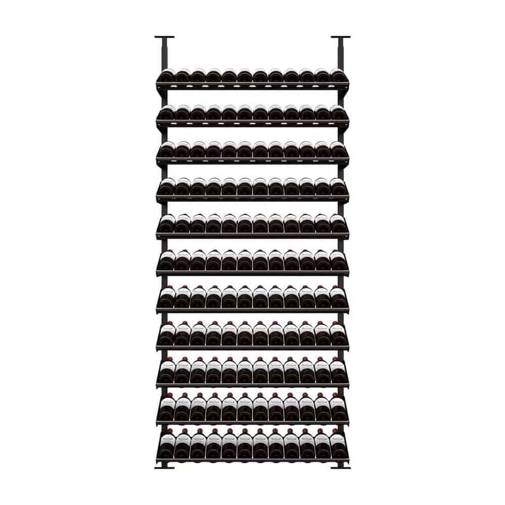 Ultra Wine Rack Featured Showcase Display Kit with wine bottles on a shelf