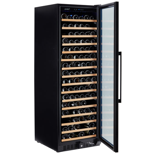 Buy a Smith & Hanks 166 Bottle Dual Zone Black Stainless Wine Refrigerator by Chilled Beverages