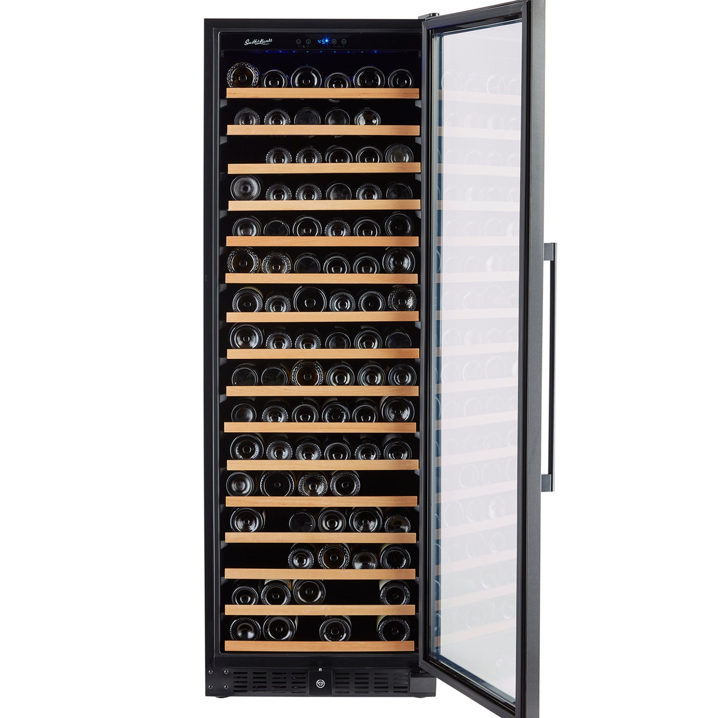 Buy a Smith & Hanks 166 Bottle Dual Zone Black Stainless Wine Refrigerator by Chilled Beverages