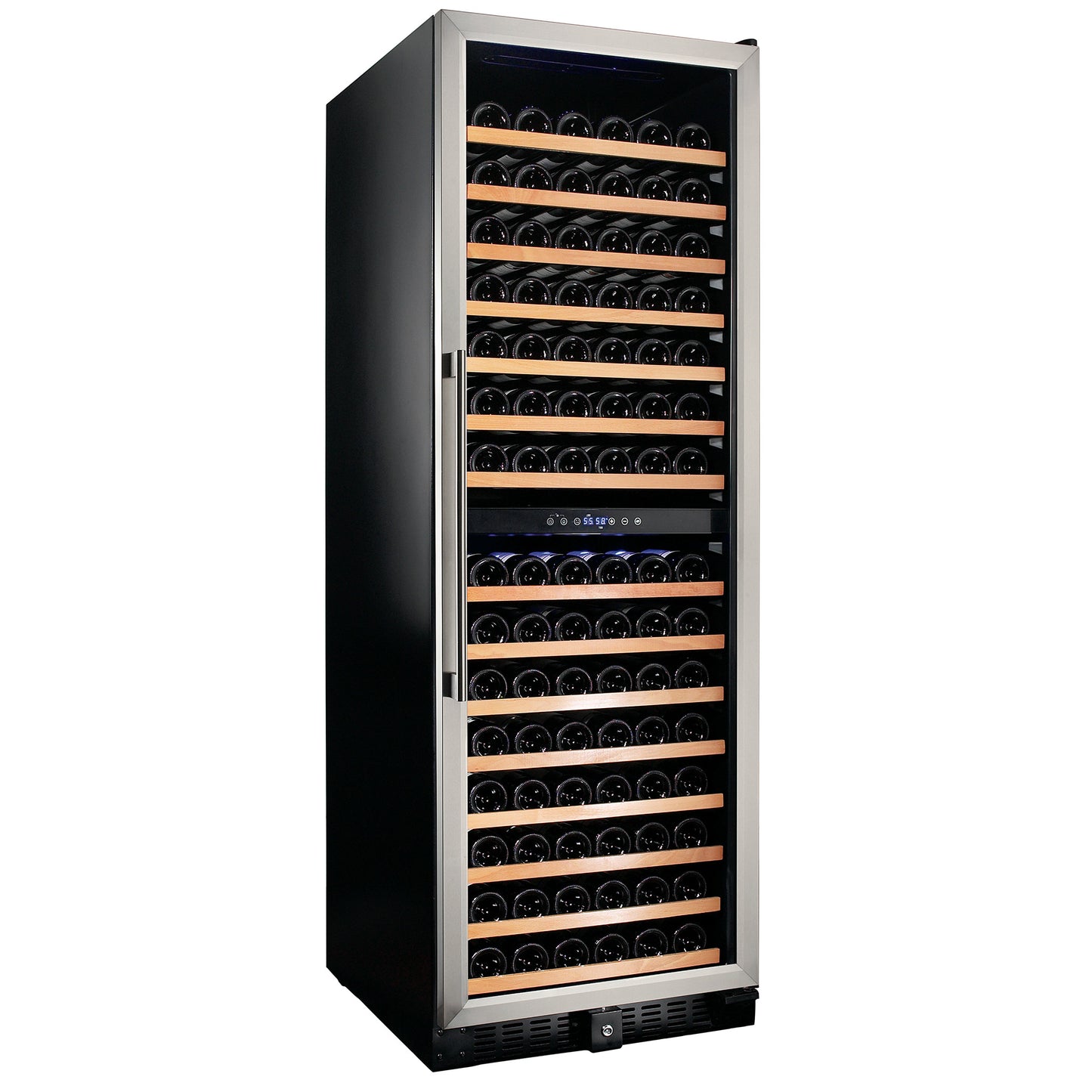 Buy a Smith & Hanks 166 Bottle Dual Zone Stainless Steel Wine Refrigerator by Chilled Beverages