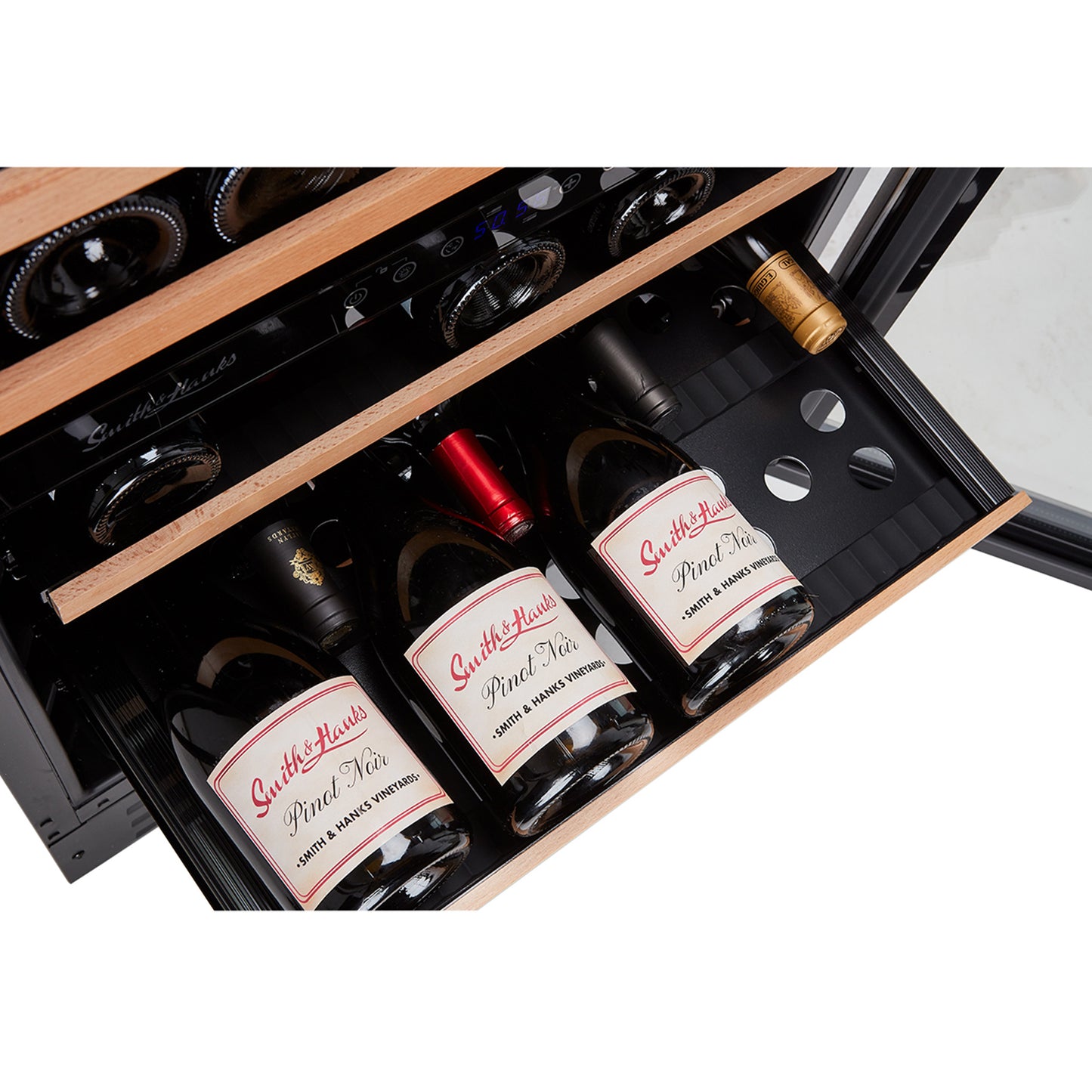 Buy a Smith & Hanks 166 Bottle Premium Dual Zone Stainless Steel Wine Refrigerator by Chilled Beverages