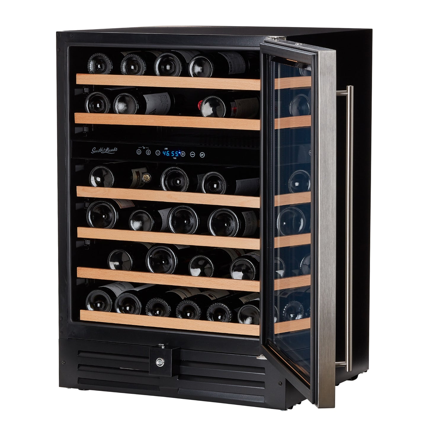 Buy a Smith & Hanks 166 Bottle Premium Dual Zone Stainless Steel Wine Refrigerator by Chilled Beverages