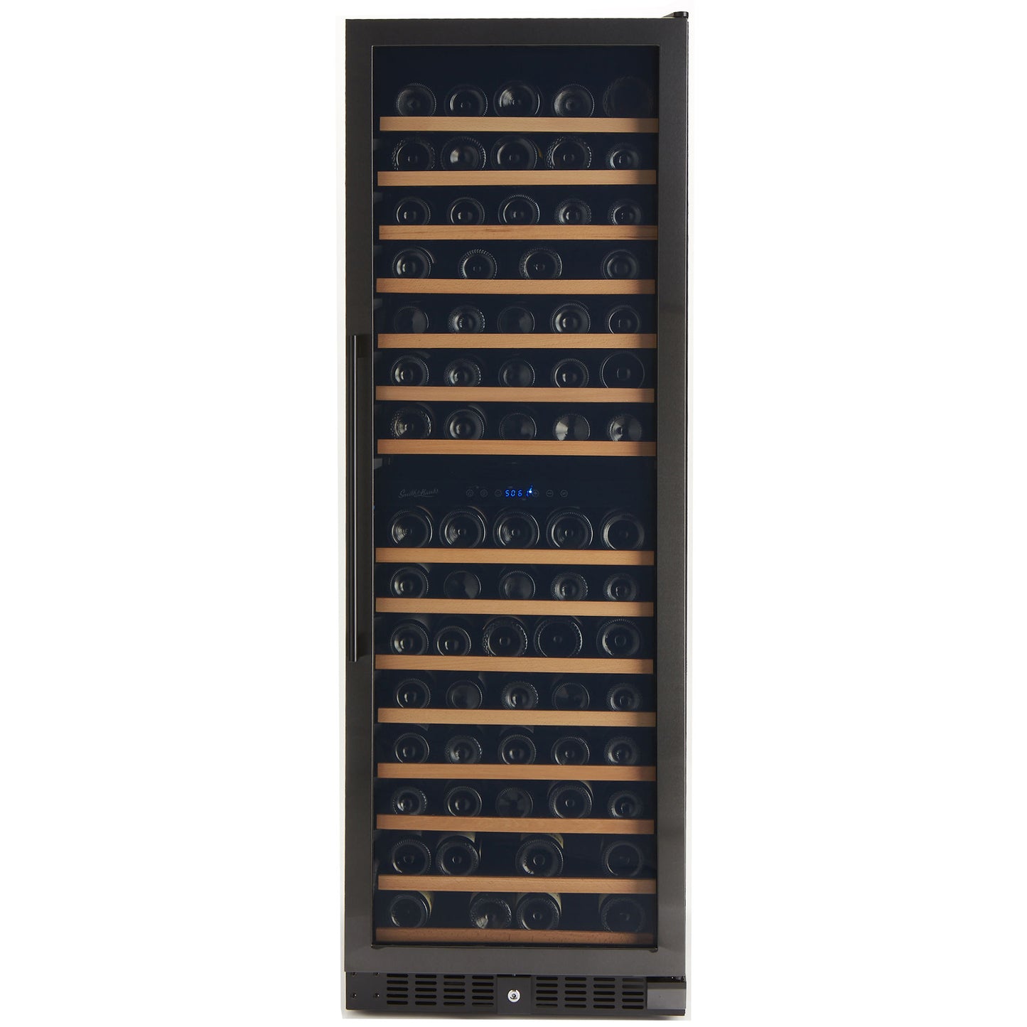 Buy a Smith & Hanks 166 Bottle Single Zone Black Stainless Wine Refrigerator by Chilled Beverages