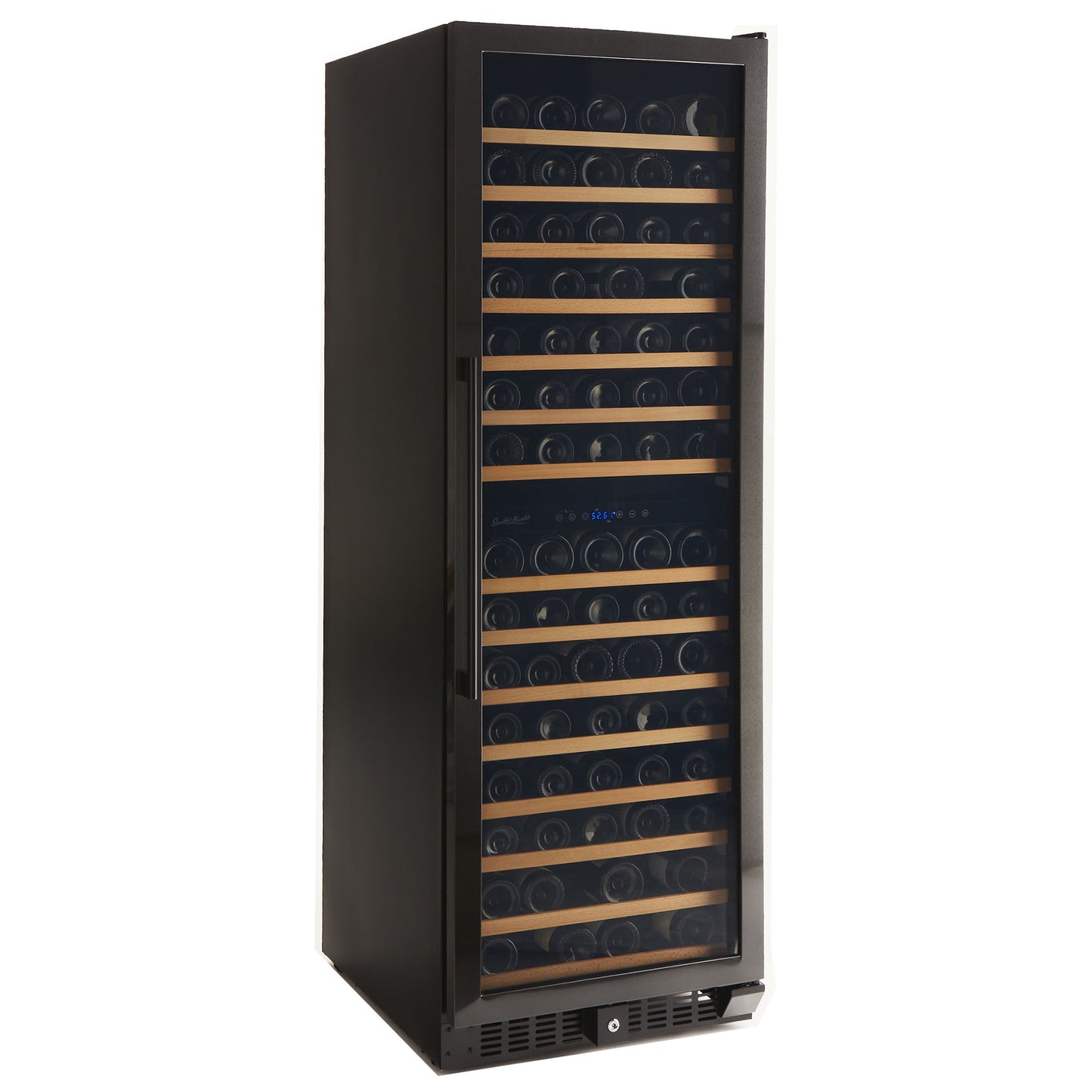 Buy a Smith & Hanks 166 Bottle Single Zone Black Stainless Wine Refrigerator by Chilled Beverages