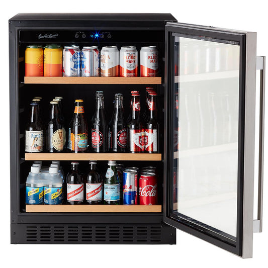 Buy a Smith & Hanks 176 Can Premium Single Zone Stainless Door Beverage Cooler by Chilled Beverages
