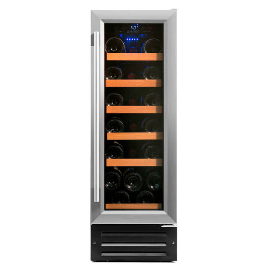 Buy a Smith & Hanks 19 Bottle Single Zone Stainless Steel Door Wine Cooler by Chilled Beverages