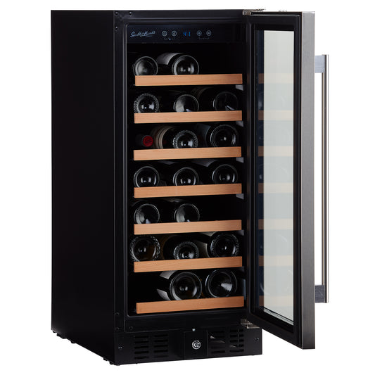 Buy a Smith & Hanks 34 Bottle Single Zone Stainless Steel Door Wine Cooler by Chilled Beverages