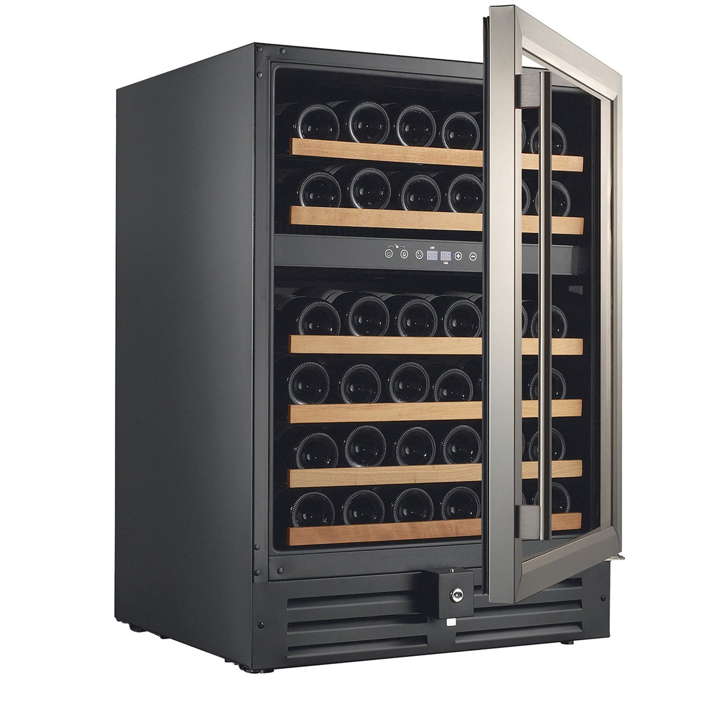 Buy a Smith & Hanks 46 Bottle Dual Zone Under Counter Wine Cooler by Chilled Beverages