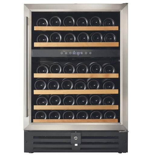 Buy a Smith & Hanks 46 Bottle Dual Zone Under Counter Wine Cooler by Chilled Beverages