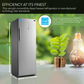 Whynter UDF-0831SS/UDF-0831SSa 8.3 cu.ft. Energy Star Digital Upright Stainless Steel Deep Freezer/Refrigerator
