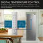 Whynter UDF-0831SS/UDF-0831SSa 8.3 cu.ft. Energy Star Digital Upright Stainless Steel Deep Freezer/Refrigerator