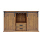 Vinotemp Rustic Wood Wine Cellar Credenza