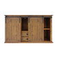 Vinotemp Rustic Wood Wine Cellar Credenza