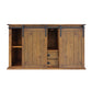 Vinotemp Rustic Wood Wine Cellar Credenza