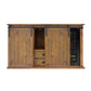 Vinotemp Rustic Wood Wine Cellar Credenza