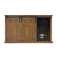 Vinotemp Rustic Wood Wine Cellar Credenza