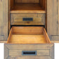 Vinotemp Rustic Wood Wine Cellar Credenza