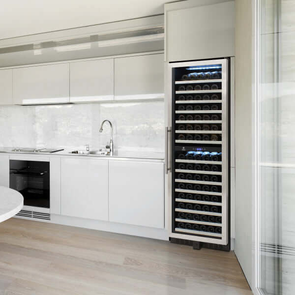 Vinotemp 155 Bottle Butler Series Dual Zone Wine Cooler