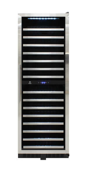 Vinotemp 155 Bottle Butler Series Dual Zone Wine Cooler