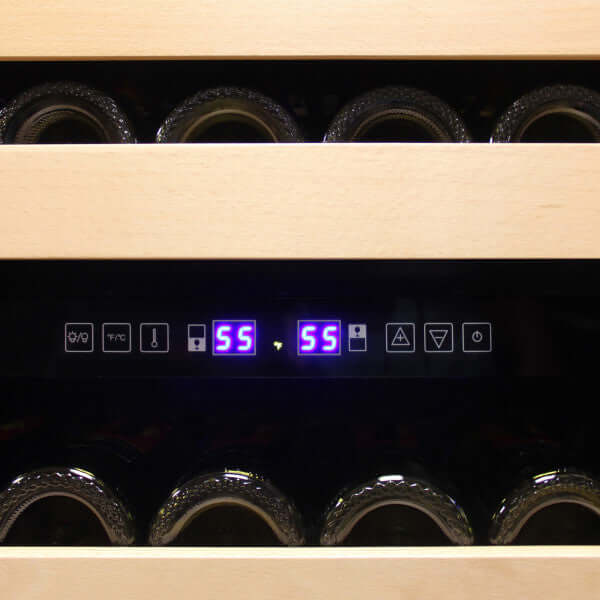 Vinotemp 215 Bottle Connoisseur Series Dual Zone Wine Cooler