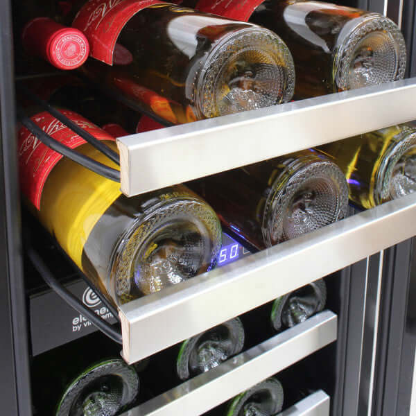 Vinotemp 28 Bottle Connoisseur Series Compact Dual Zone Wine Cooler