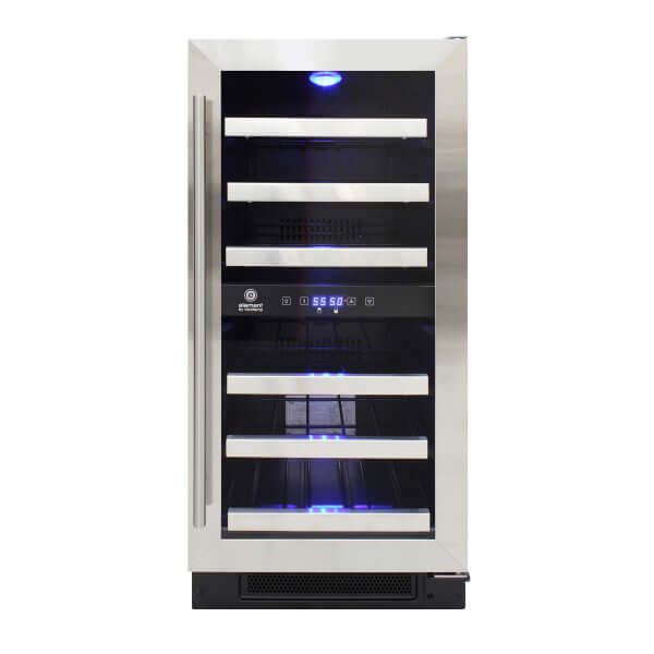 Vinotemp 28 Bottle Connoisseur Series Compact Dual Zone Wine Cooler