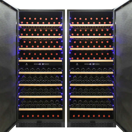 Vinotemp 300 Bottle Garage Dual Zone Outdoor Wine Cooler