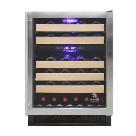 Vinotemp 46 Bottle Connoisseur Series Dual Zone Wine Cooler