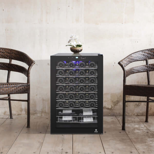 Vinotemp 48 Bottle Butler Series Single Zone Wine Cooler w/ Touchscreen