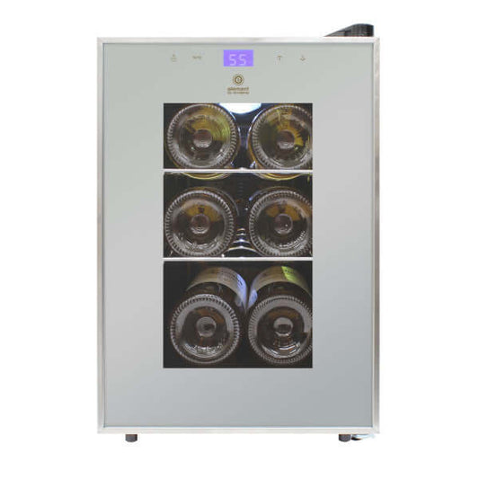 Vinotemp 6 Bottle Eco Series Compact Single Zone Wine Cooler W/ Touch Screen