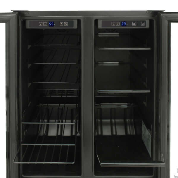 Vinotemp Butler Series Touch Screen Wine and Beverage Cooler W/ French Doors