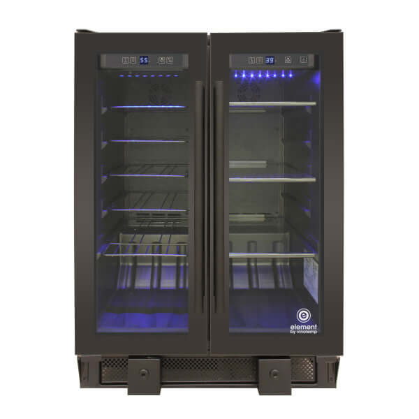 Vinotemp Butler Series Touch Screen Wine and Beverage Cooler W/ French Doors