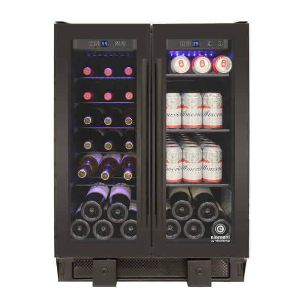 Vinotemp Butler Series Touch Screen Wine and Beverage Cooler W/ French Doors