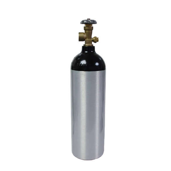 Vinotemp Refillable Nitrogen/Argon Cylinder with Gas Kit - front view 