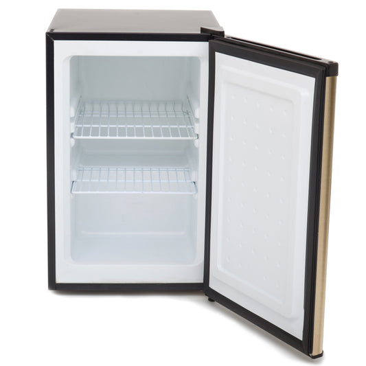 Buy a Whynter 2.1 cu.ft Energy Star Upright Freezer with Lock in Rose Gold by Chilled Beverages