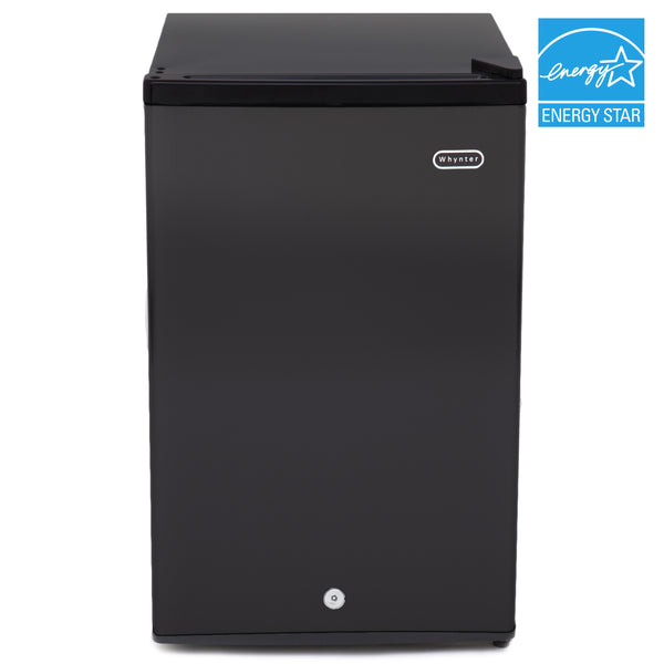 Buy a Whynter 3.0 cu. ft. Energy Star Upright Freezer with Lock - Black by Chilled Beverages