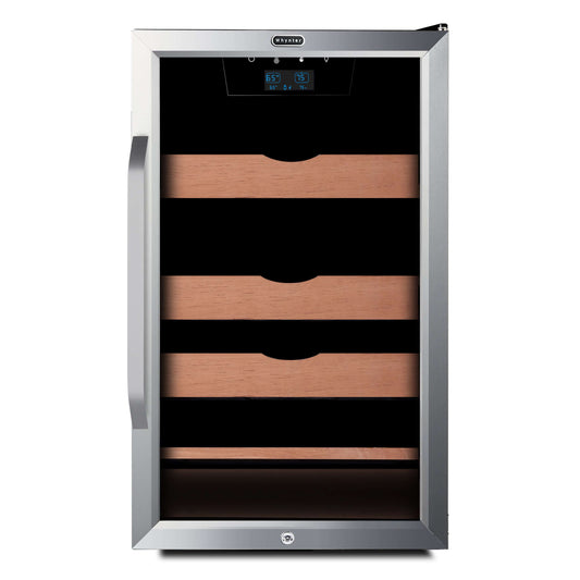 Whynter 4.2 cu.ft. Cigar Cabinet Cooler and Humidor with Humidity Temperature Control and Spanish Cedar Shelves