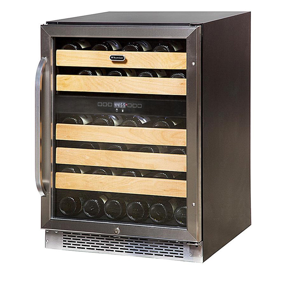 Buy a Whynter 46 Bottle Dual Temperature Zone Built-In Wine Refrigerator by Chiller Beverages