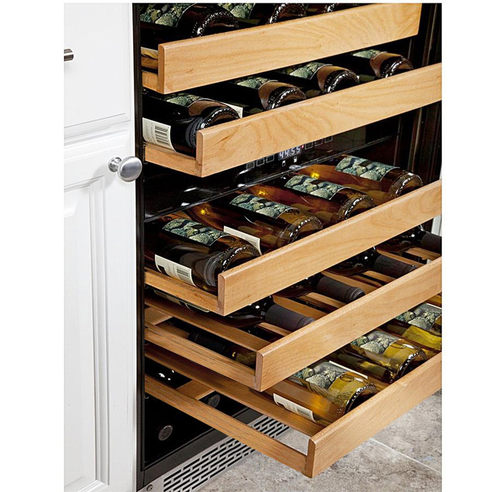 Buy a Whynter 46 Bottle Dual Temperature Zone Built-In Wine Refrigerator by Chiller Beverages