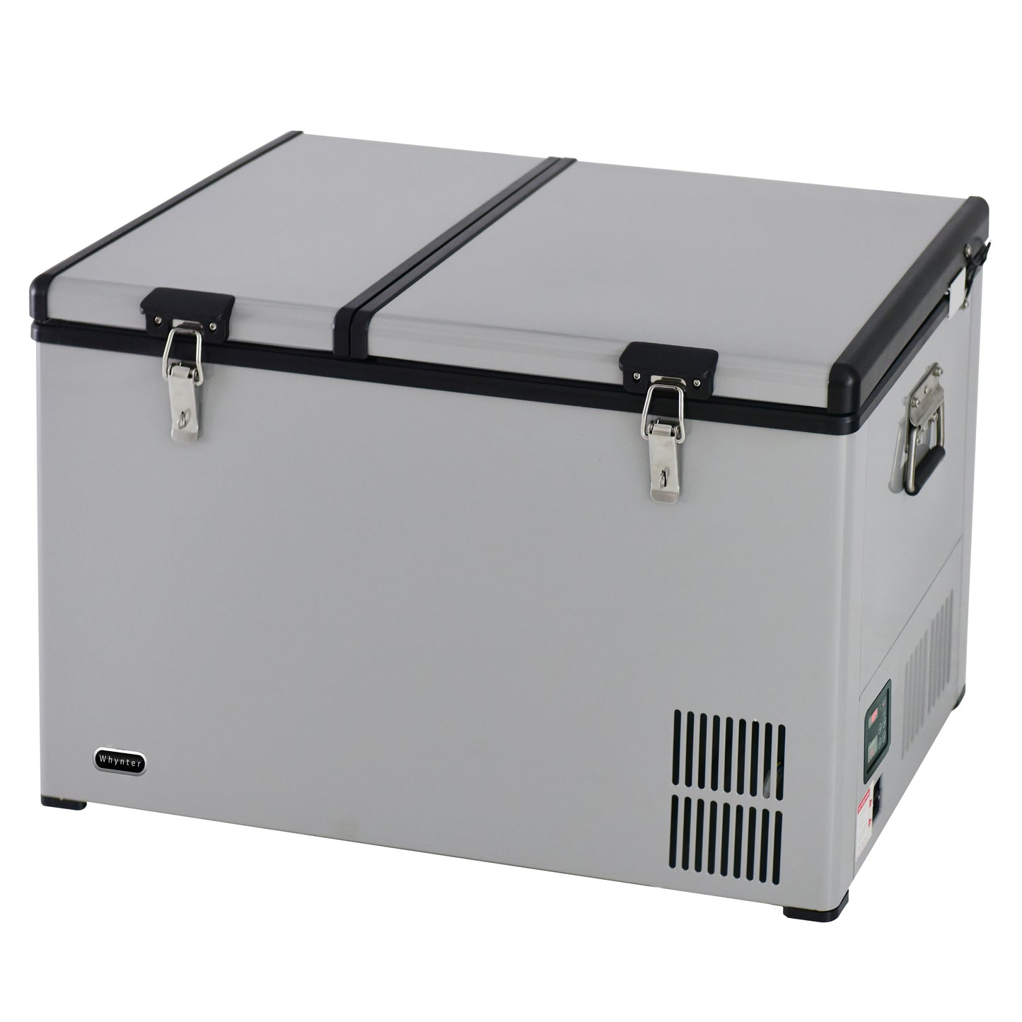 Buy a Whynter 90 Quart Dual Zone Portable Fridge/ Freezer with 12v Option and Wheels by Chilled Beverages
