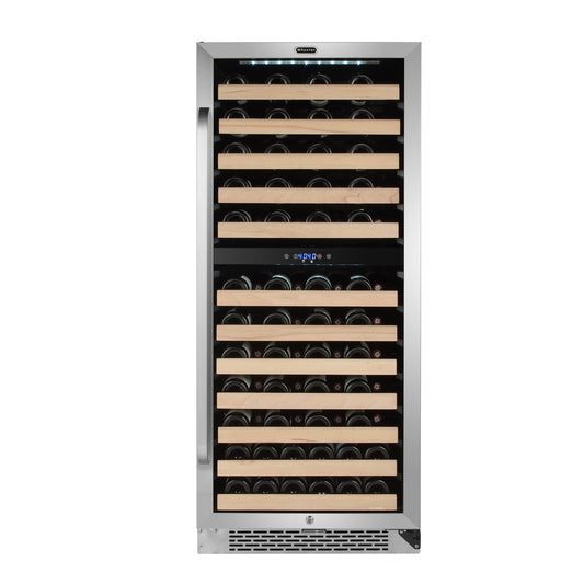 Buy a Whynter 92 Bottle Built-in Stainless Steel Dual Zone Compressor Wine Refrigerator by Chilled Beverages
