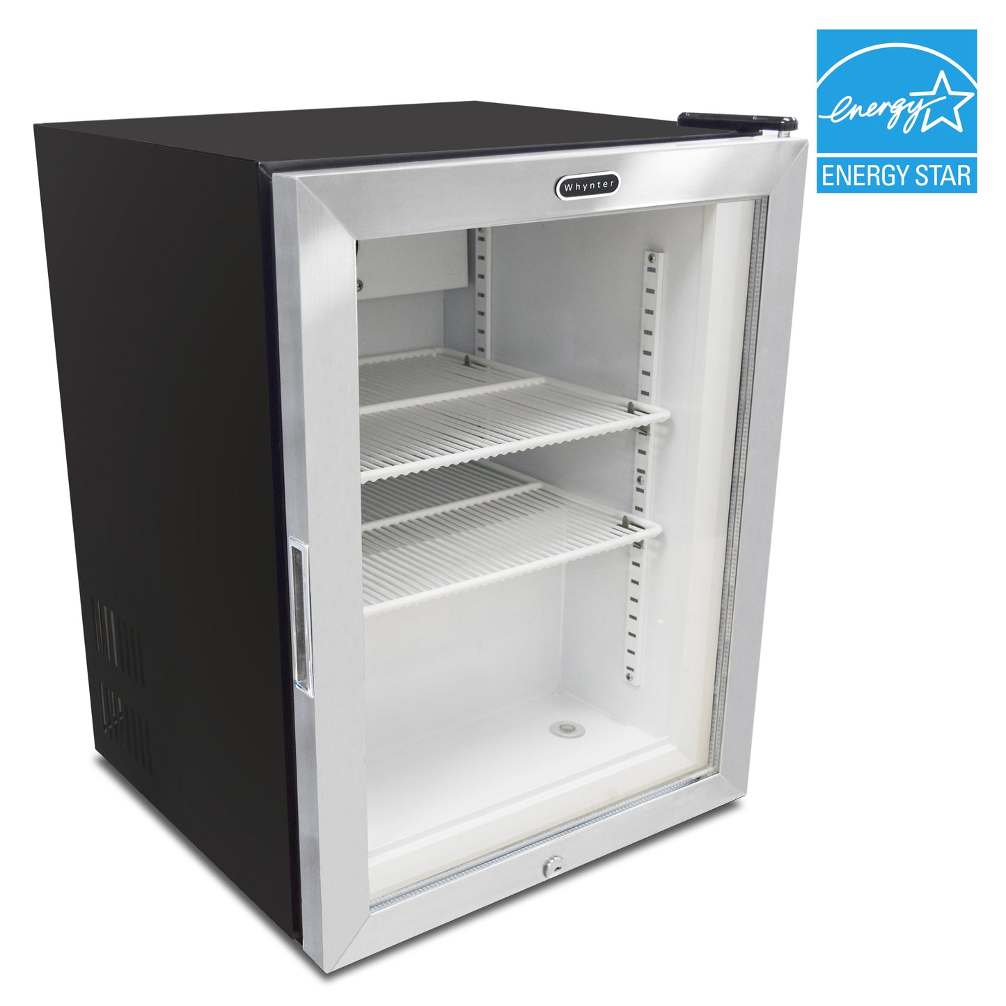 Whynter Countertop Reach In 1.8 cu ft Display Glass Door Freezer