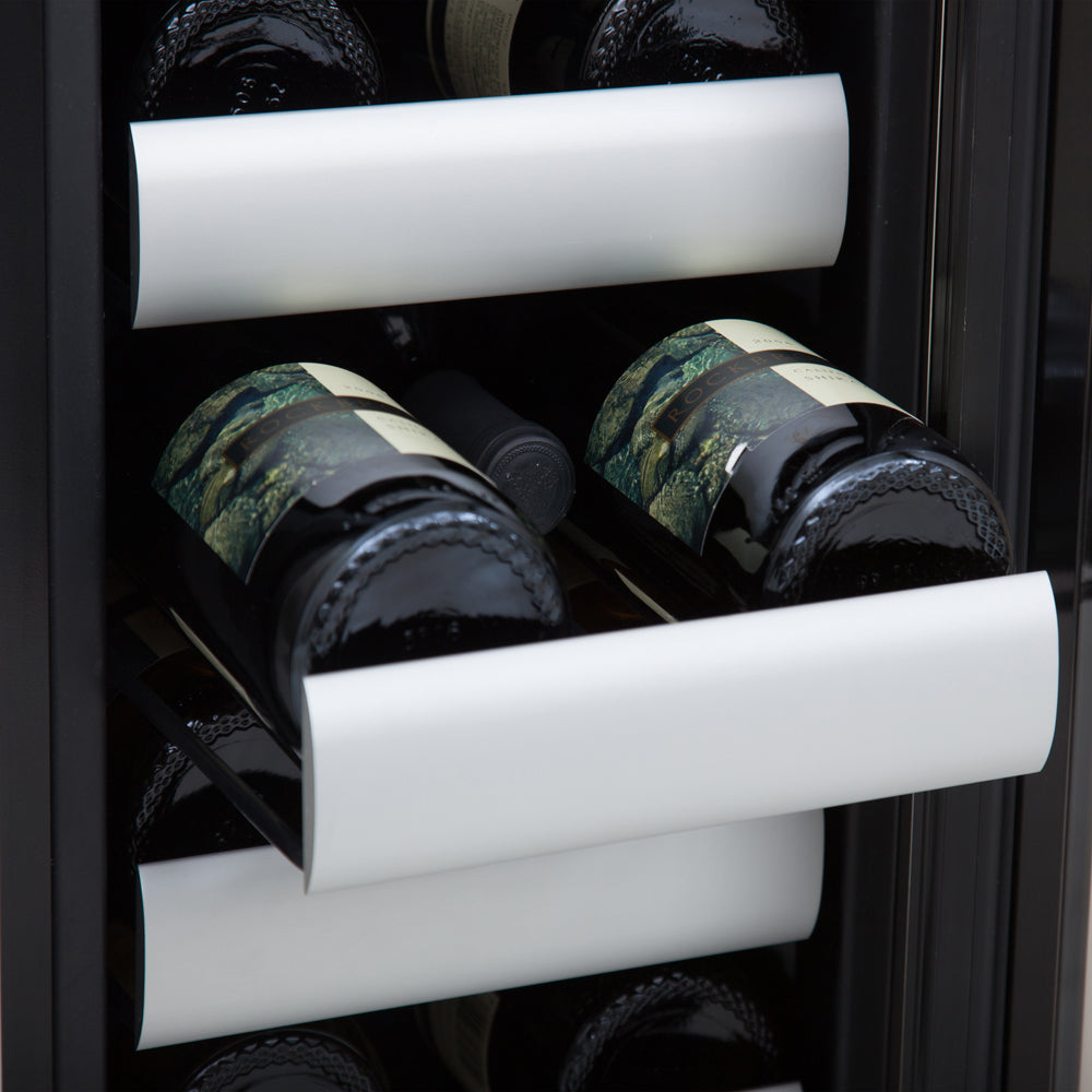 Buy a Whynter Elite 17 Bottle Seamless Stainless Steel Door Dual Zone Built-in Wine Refrigerator by Chilled Beverages