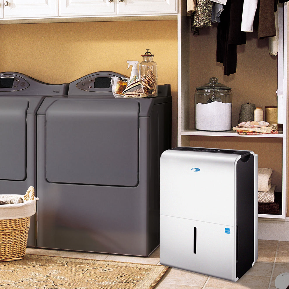 Buy a Whynter Energy Star 50 Pint Portable Dehumidifier with Built-in Pump in White by Chilled Beverages