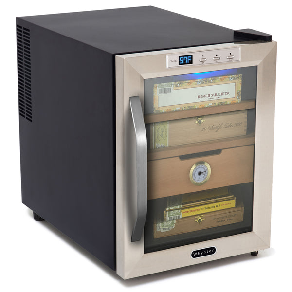 Buy a Whynter Stainless Steel 1.2 cu. ft. Cigar Cooler Humidor by Chilled Beverages