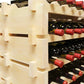 Vinotemp Double Modular Wine Rack, 108 Bottle Capacity, Natural
