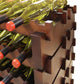 Vinotemp Double Modular Wine Rack, 108 Bottle Capacity, Stained