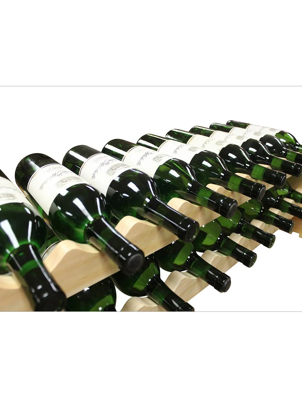 Vinotemp Modular Wine Rack, 2 x 9, 18 Bottle Capacity, Natural